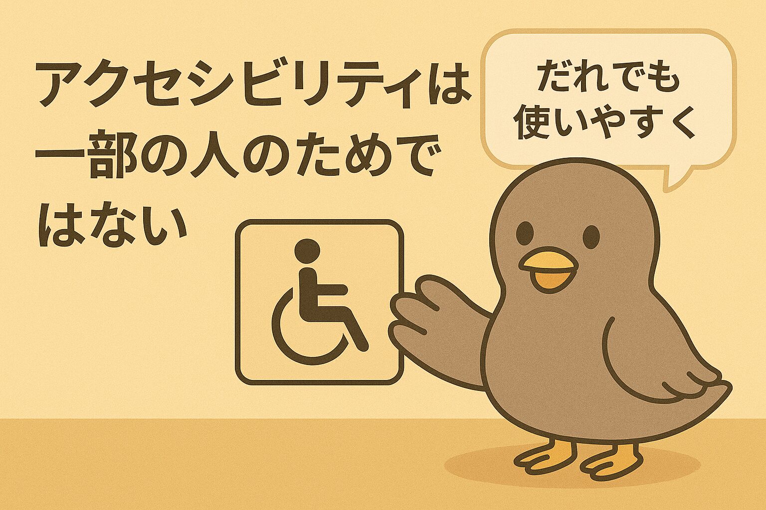 アクセシビリティは一部の人のためではない