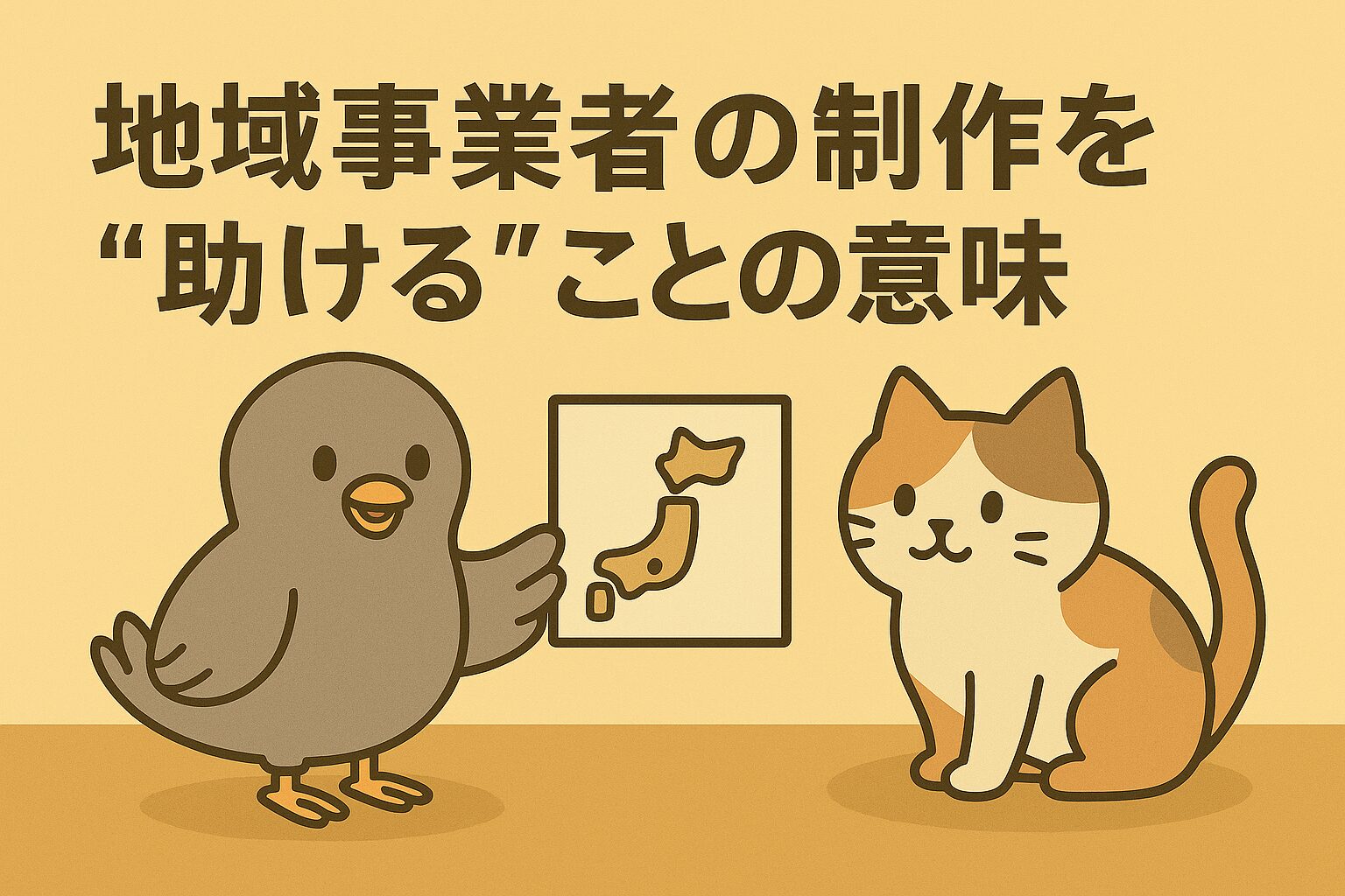 地域事業者の制作を“助ける”ことの意味