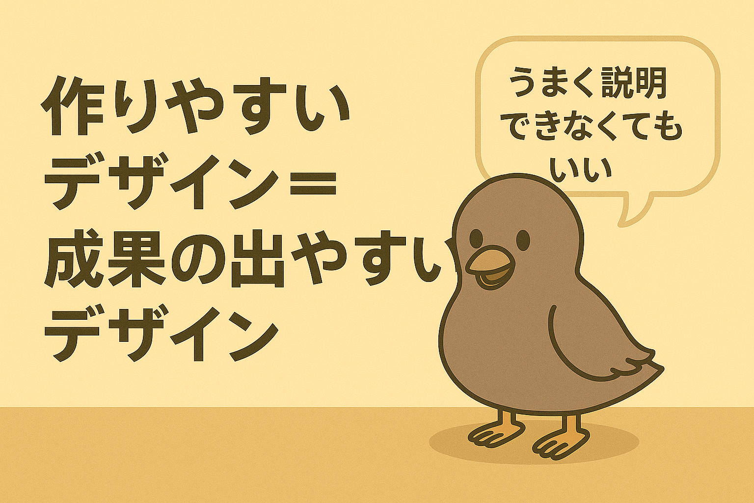 ──デザイナーの都合ではなく、“伝える”ための準備